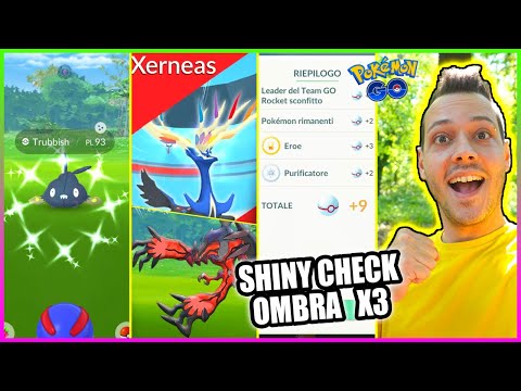 SHINY TRUBBISH + ARRIVANO XERNEAS & YVELTAL! - Pokémon GO ITA