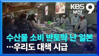 [KBS부산 뉴스7] 수산물 소비 반토막 난 일본…우리도 대책 시급