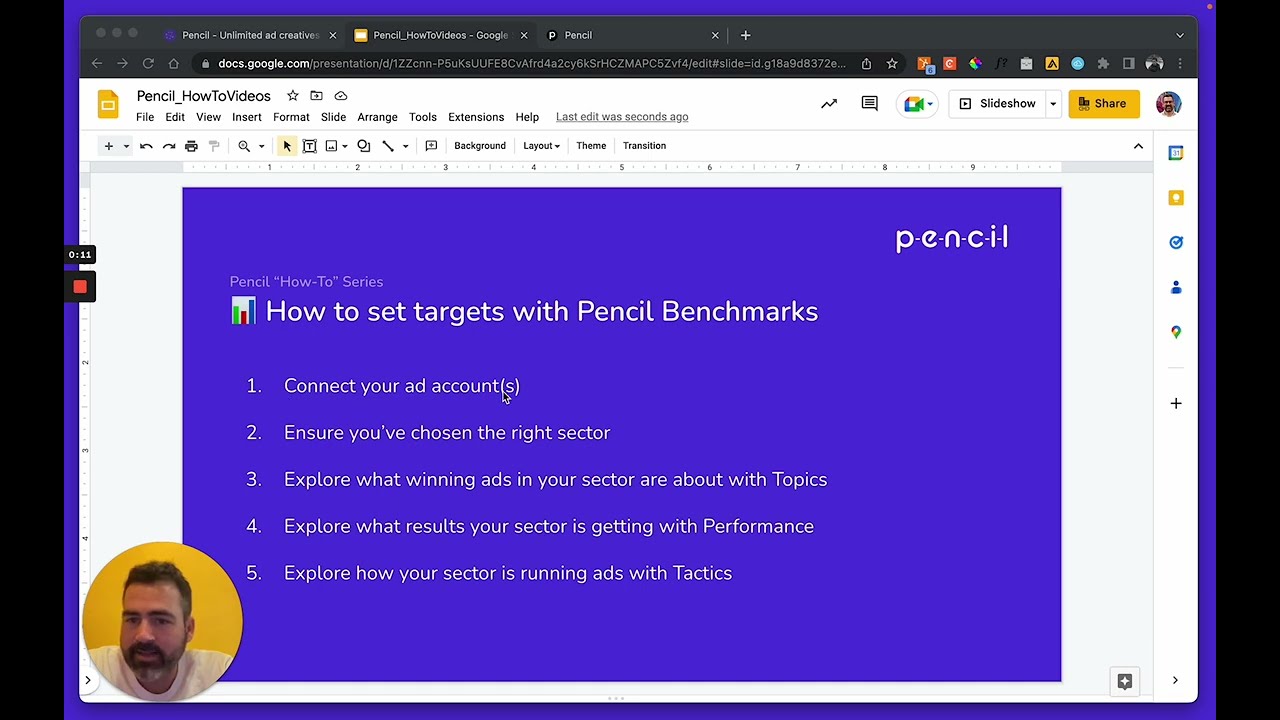 How to set targets with Pencil Benchmarks