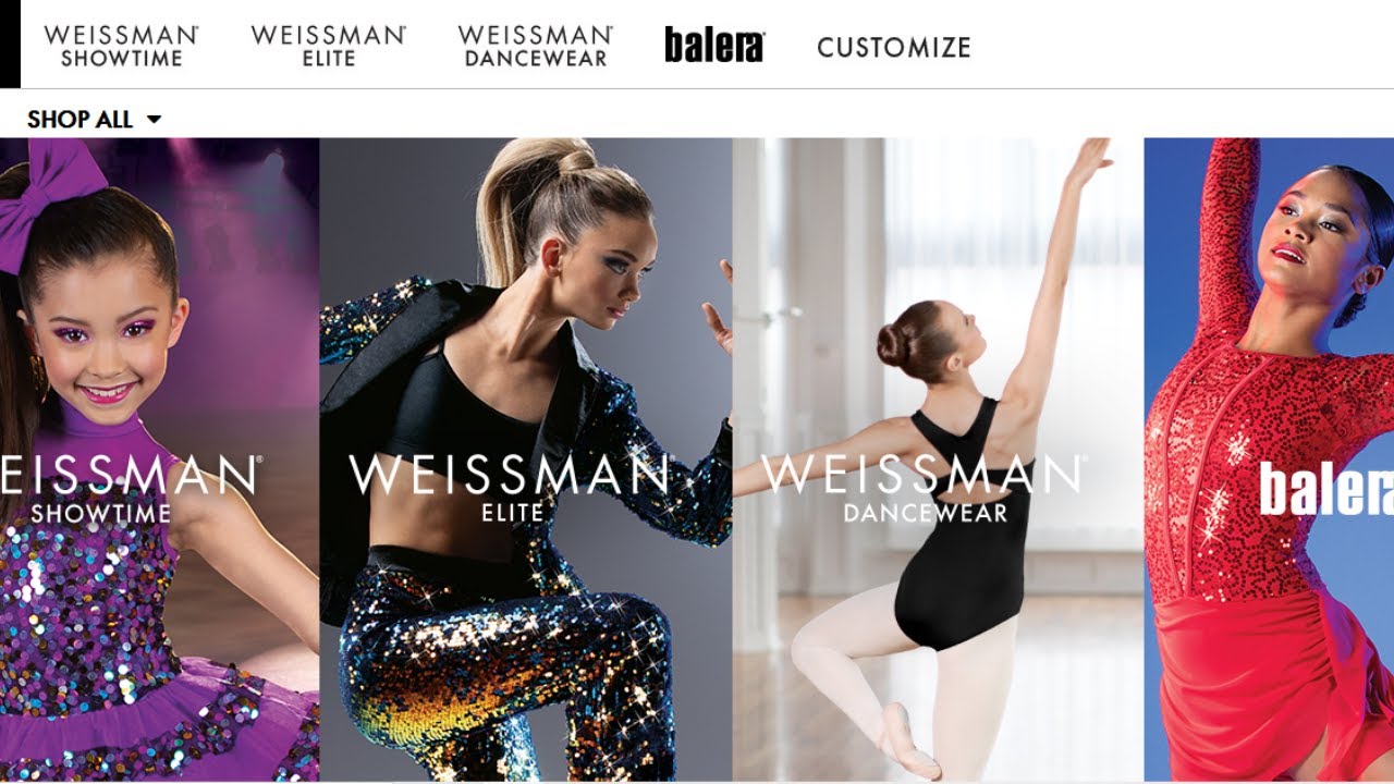 Weissman Dance Costumes // Online Dance Stores // Great Quality Dancewear for Low Cost!
