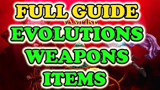 ALL Evolutions Weapons Items Full Guide ✵ Vampire Survivors ✵ 03Feb2022