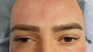 Healed Male Microblading 3D after 1 session over old pmu Correction by El Truchan @ Perfect Definiti