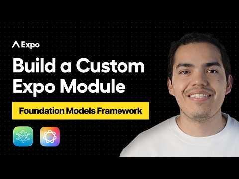 How to build a Custom Expo Module | Foundation Models Module