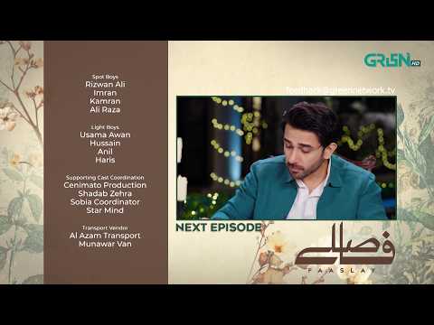 Faaslay : Episode 32 Teaser | Ali Ansari - Saboor Ali | Green TV Dramas