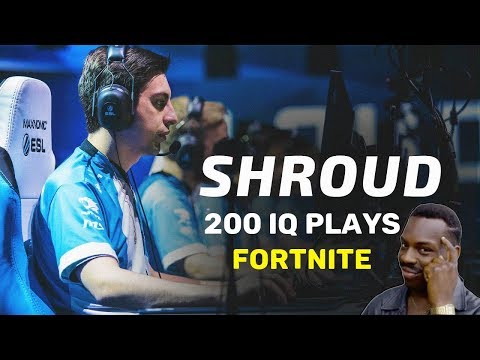 SHROUD : 200 IQ PLAYS IN FORTNITE (Smartest Player Ever)