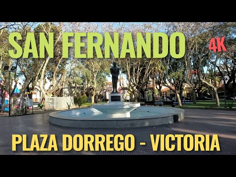 【4K】Plaza Dorrego 🚶‍♂️ - Victoria - San Fernado - Buenos Aires - Argentina - 2022