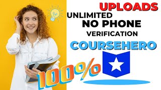 How to UNLOCK Course Hero Answers I UNLIMITED UPLOADS I NO PHONE VERIFICATION | 100% WORKING METHOD