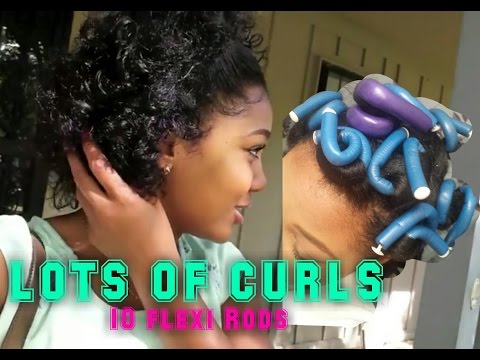 Get A LOT of Curls Using 10 Flexi Rods + How To Fix Flat Old Curls Video