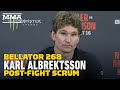 Karl Albrektsson Says He’s ‘Puking And Peeing Blood’ After Win | Bellator 268 | MMA Fighting