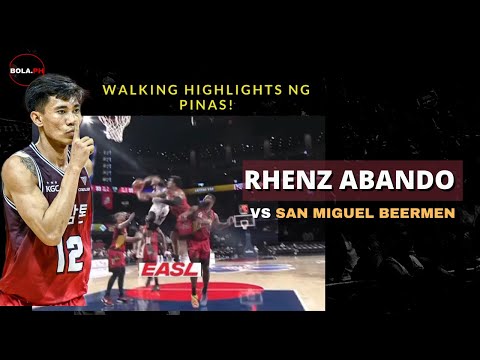 🇵🇭 Rhenz Abando | 2023 EASL Champions Week VS San Miguel Beermen Highlights
