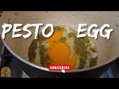 How to make pesto eggs 🥚/pesto nimroo