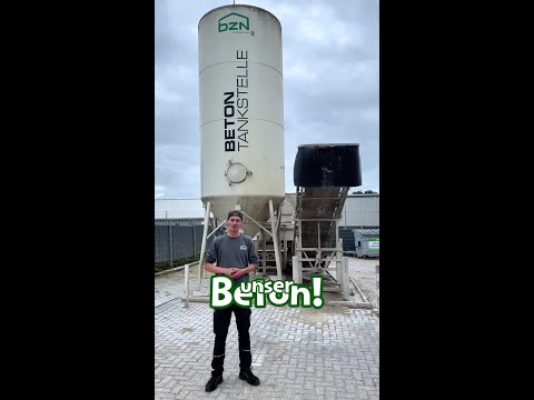 Betonausgabe per Tankkarte: Karte im BZN Oldenburg beziehen, an der Betontankstelle einführen, Fahrzeug ausrichten, Mischung starten
