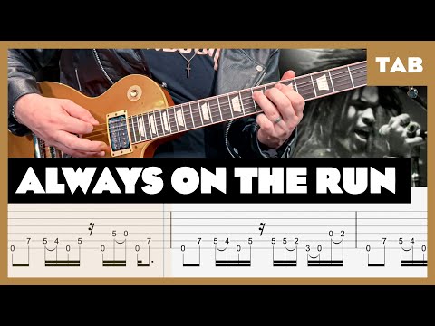 Lenny Kravitz & Slash - Always on the Run - Guitar Tab | Lesson | Cover | Tutorial