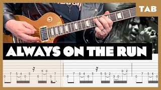 Lenny Kravitz &amp; Slash - Always on the Run - Guitar Tab | Lesson | Cover | Tutorial