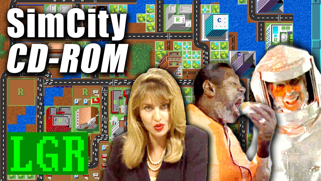 SimCity Enhanced CD: Mid 90s Full Motion Video Cheese