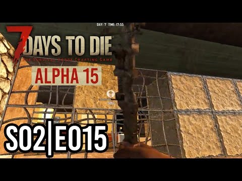 S02E015 Ein Beton-Upgrade - 7 Days to Die - Alpha 15 - [GER | Let's Play | Facecam]