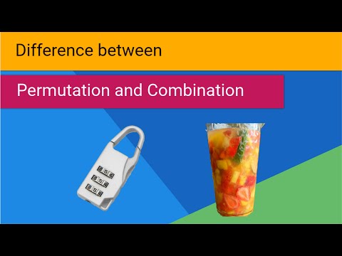 Difference between Permutation and Combination