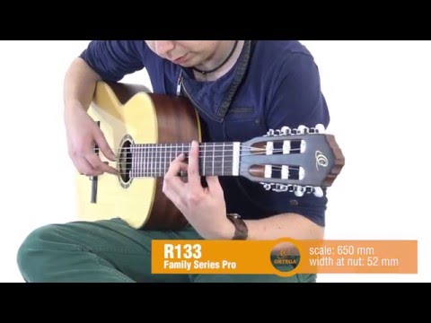 Демонстрация звучания классической гитары Ortega R133