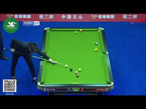 Jiang Teng VS He Yuchun - Chinese Ladies Qualifying - 2019 CBSA Chinese Pool World Championship