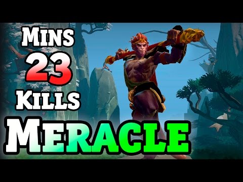 Mski.Meracle - 23Mins=23Kills - Monkey King with Arcana mocks the enemy - patch 7.01 - Dota 2