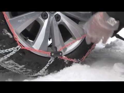 POLAIRE XP7 : passanger car snow Chain fiting - Chaine à neige tourisme montage