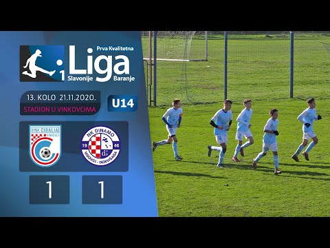 🔴 HNK Cibalia  - NK Dinamo 1:1 #Prva Kvalitetna liga Slavonije i Baranje# 13. Kolo 21.11.2020. # U14