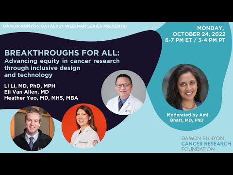 Breakthroughs for All: Advancing equity in cancer research through inclusive design and technology