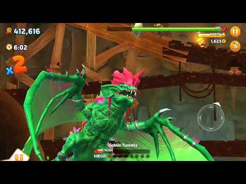 Hungry Dragon Android iOS Gameplay HD 2021 : NEW EPIC DRAGON SKIN RED IVY UNLOCKED!!!