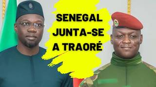 Ibrahim Traoré recebe Ousmane Sonko no Mausoléu de Thomas Sankara em Burkina Faso