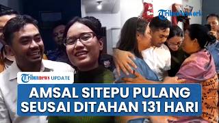 Momen Haru Amsal Sitepu saat Kembali ke Rumah seusai Ditahan 131 Hari, Kangen Masakan Istri