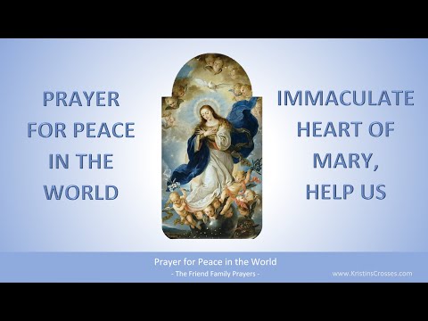 Prayer for Peace in the World, by St. John Paul II