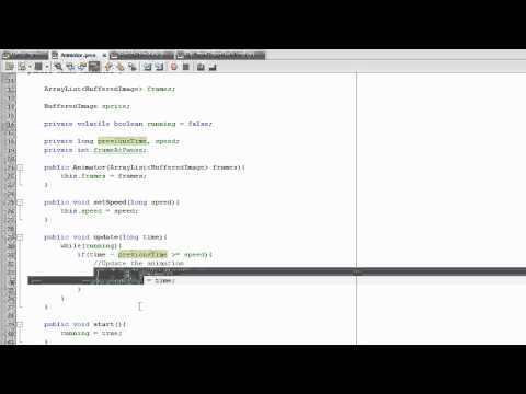 Animating Sprites 3 General Java Game Development Tutorials