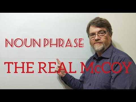 English Tutor Nick P Noun Phrase (187) The Real McCoy - Origin