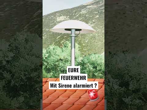 Feuerwehr mit Sirene alarmiert ?
