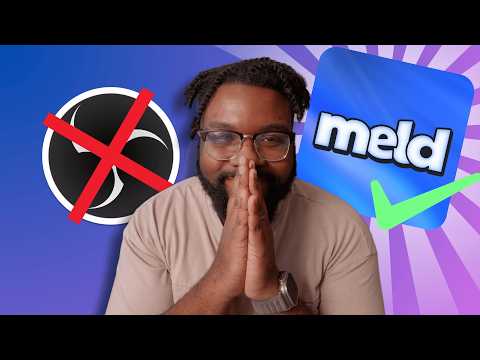 TIRED OF BEING AN OBS TECHNICIAN -- Setting Up Meld Studio LIVE