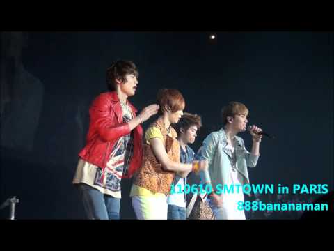 [fancam] 110610 SMTOWN in Paris SHINee 『Replay』
