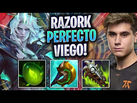 RAZORK PARTIDA PERFECTA CON VIEGO! - FNC Razork Juega Viego Jungla vs Hecarim! | Season 2023