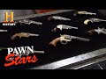 Pawn Stars: HUGE PROFIT on MASSIVE Collection of Civil War Pistols (Season 18) | History