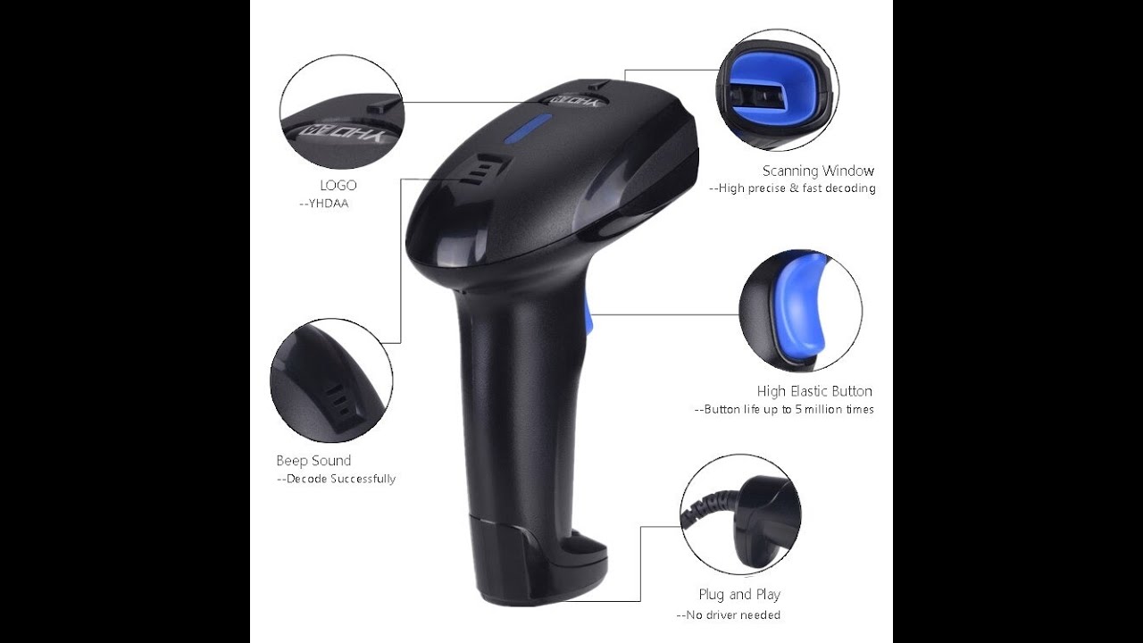 Douchette code à barre sans fil 1100CW