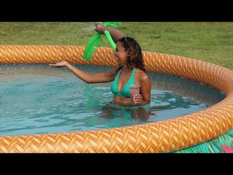 Baseinas Bestway Fast Set, 244x66cm video