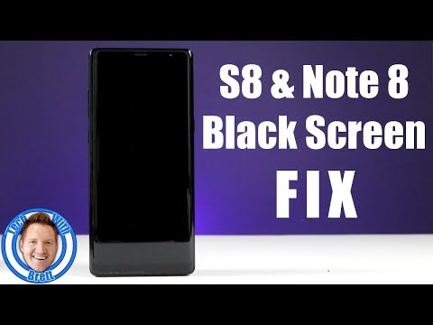 Black Screen FIX and Soft Reset for Galaxy S8 & Note 8