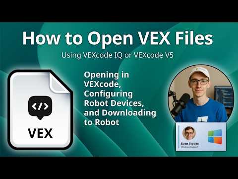 How To Open Vex Files Vexcode Project