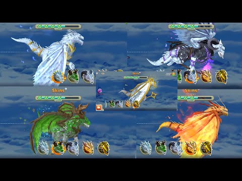 HUNGRY DRAGON NEW UPDATE NEW HELION DRAGON ALL SKINS UNLOCKED GAMEPLAY