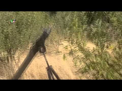 استهداف مقرات النظام في خربة باز بقذائف الهاون من قبل لواء أنصار الساحل