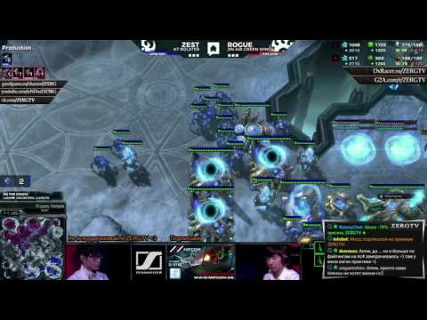 HOMESTORY CUP XIV 2016 - 1/2 - Zest vs Rogue - StarCraft 2 c ZERGTV