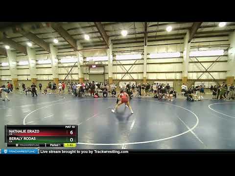 106 Lbs 1st Place Match - Nathalie Erazo, CA Vs Beraly Rodas, CA 0e3d