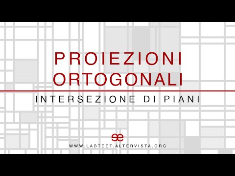08 - Proiezione Ortogonale - Intersezione di piani
