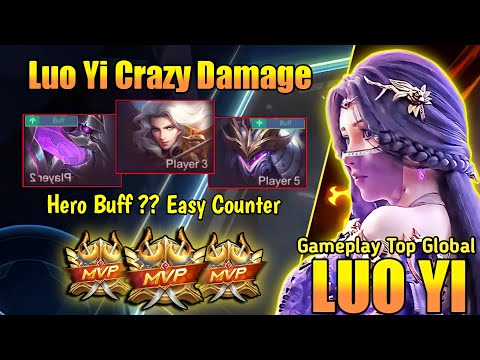 Luo Yi Aggressive!! Bullying 2 Assasins Is Easy | Luo Yi Top 1 Global 2022 ~ Mobile Legends