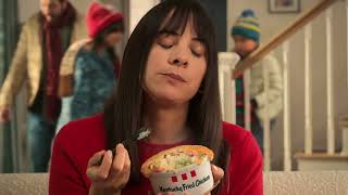  Woman tasted the new KFC pot pie