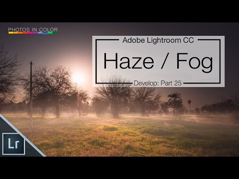 Lightroom CC Dehaze tutorial - Create Lightroom dramatic edits in the Lightroom develop module Video